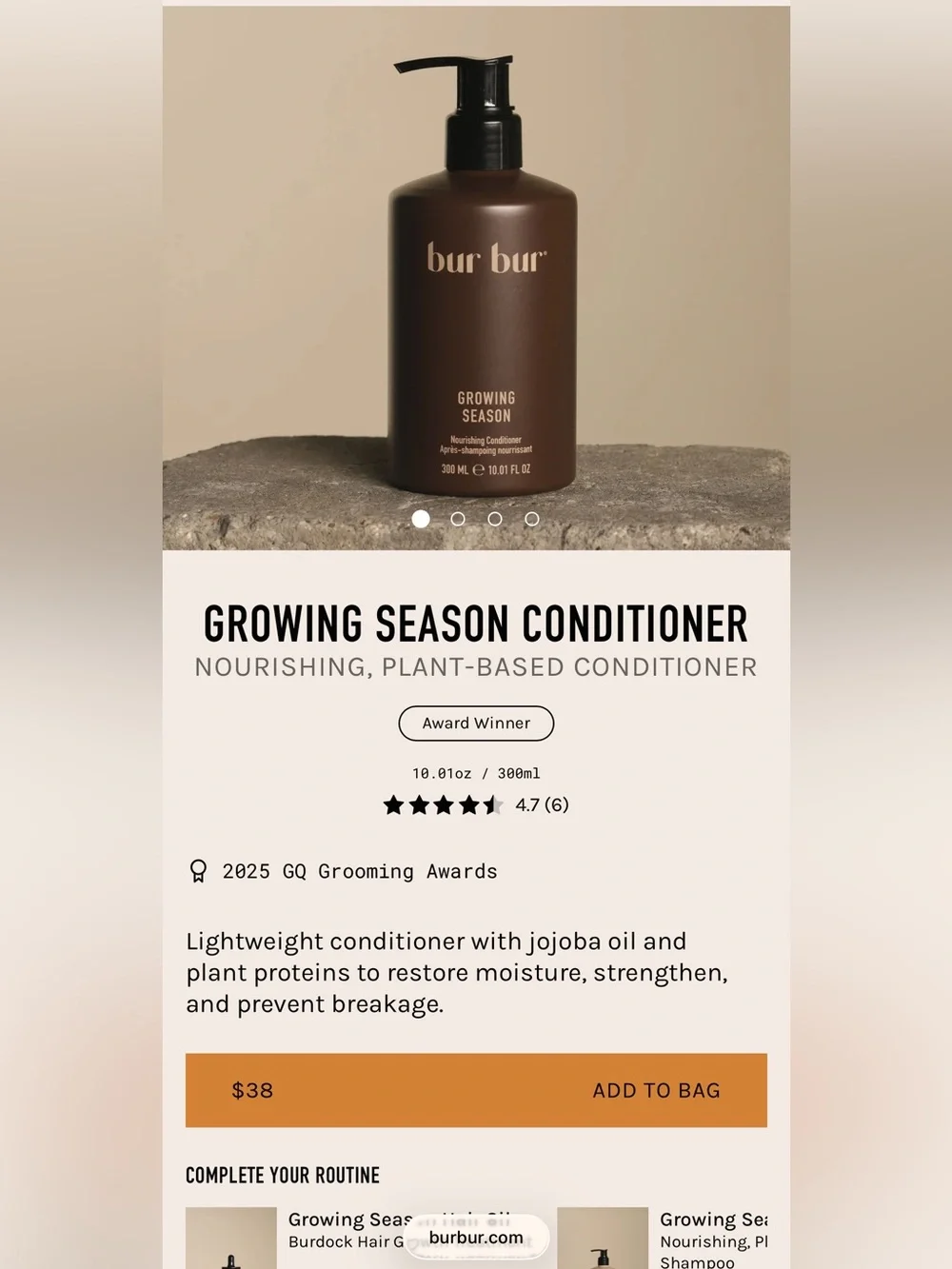 Bur Bur Growing Season Nourishing Conditioner